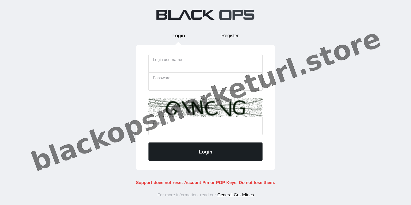 User Login Interface